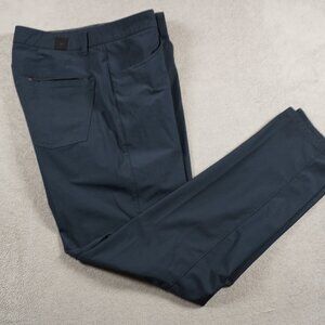 Vuori Meta Pants Mens 32x31 Ink Blue Meta Slim Performance Athletic Stretch